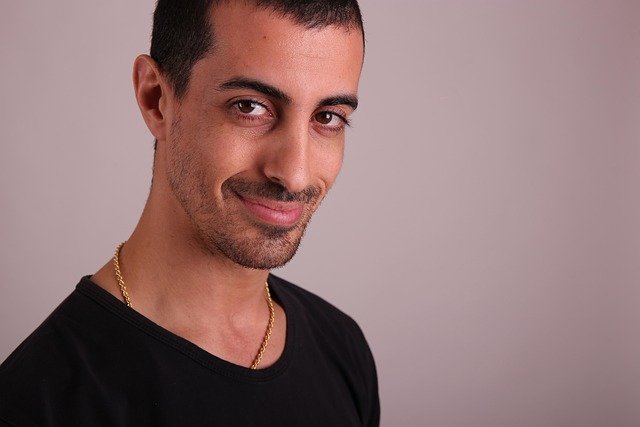 Happy male